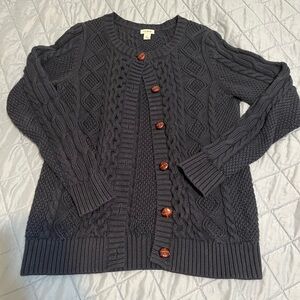 Vintage L.L. Bean navy cardigan